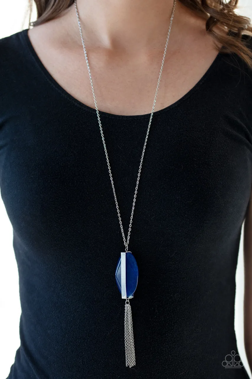 Tranquility Trend Blue Paparazzi Necklace