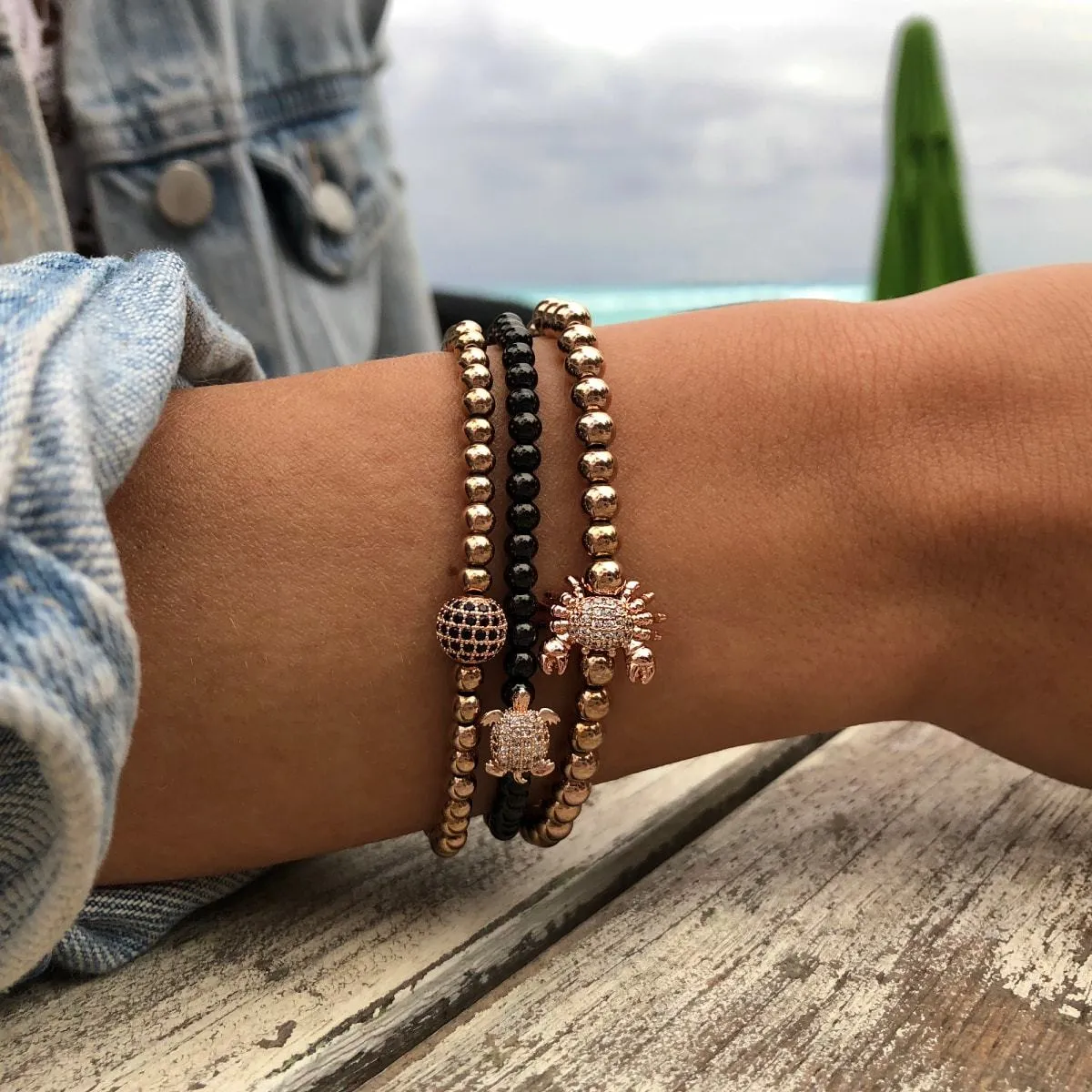 Tropic of Cancer | 18k Rose Gold | Crystal Sea Crab
