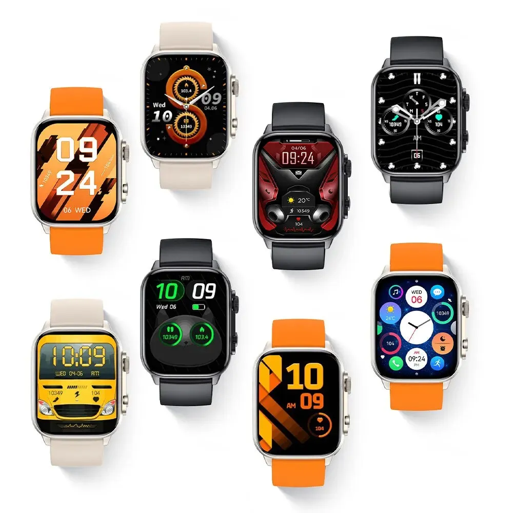 Unisex 2.0 Inch Amoled Smartwatch - Aod 100 Sports Modes Ip68 Waterproof
