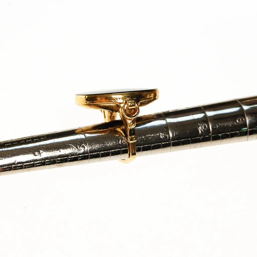 Vendome Black Glass Statement Ring