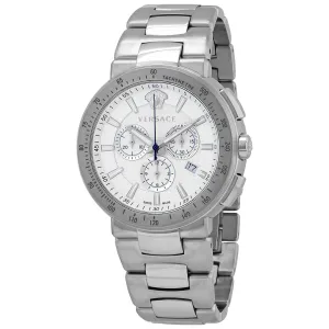 Versace Mystic Sports Chronograph Quartz White Dial Men's Watch VFG090013