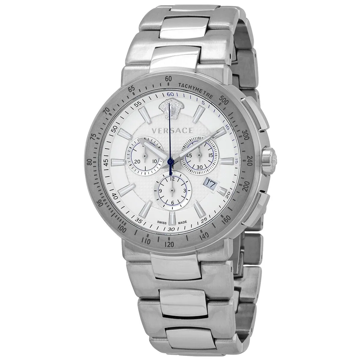Versace Mystic Sports Chronograph Quartz White Dial Men's Watch VFG090013