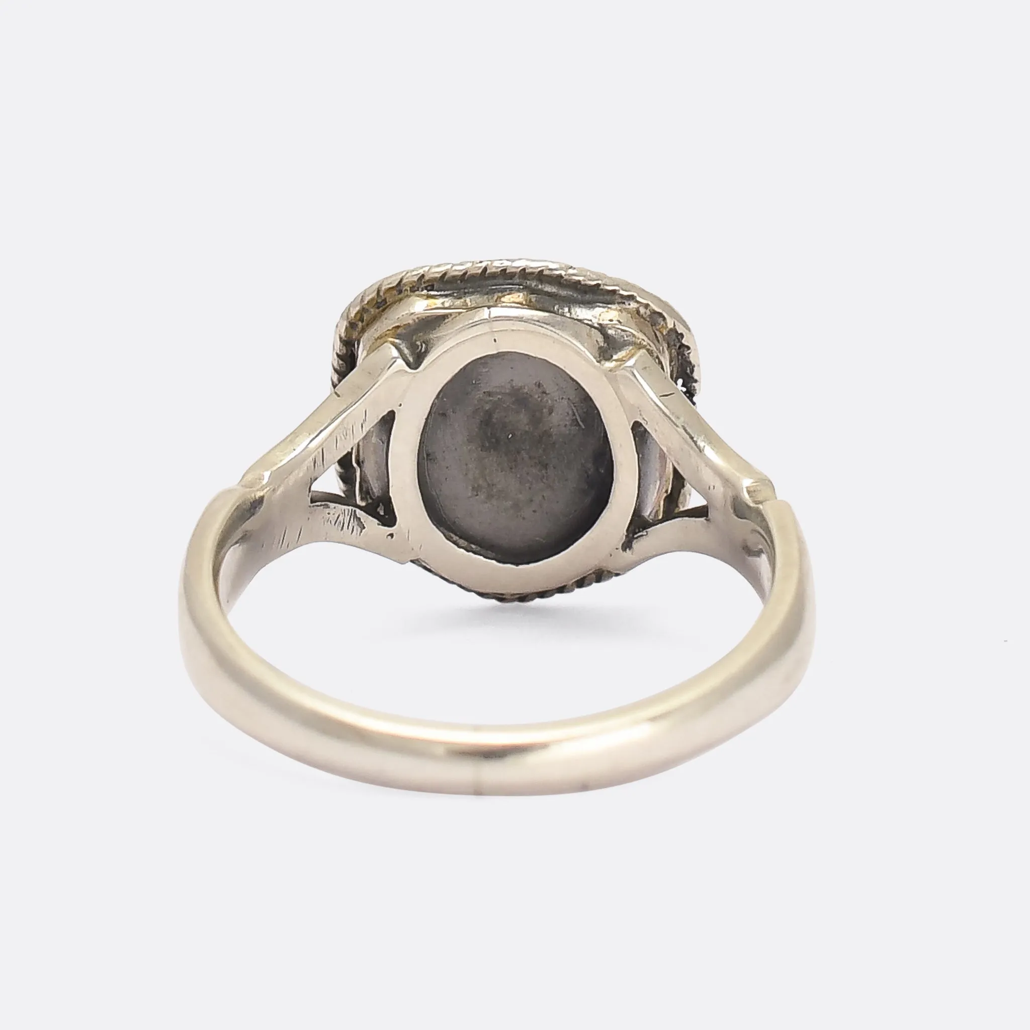 Victorian Dragon Intaglio Shield Signet Ring
