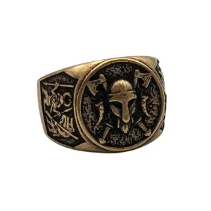 Viking warrior signet ring
