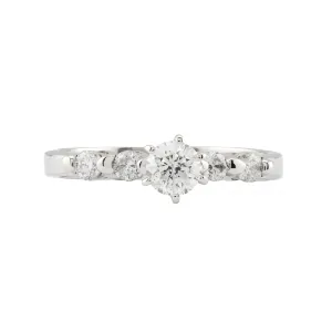 Vintage 0.64ctw Diamond Engagement Ring in Platinum
