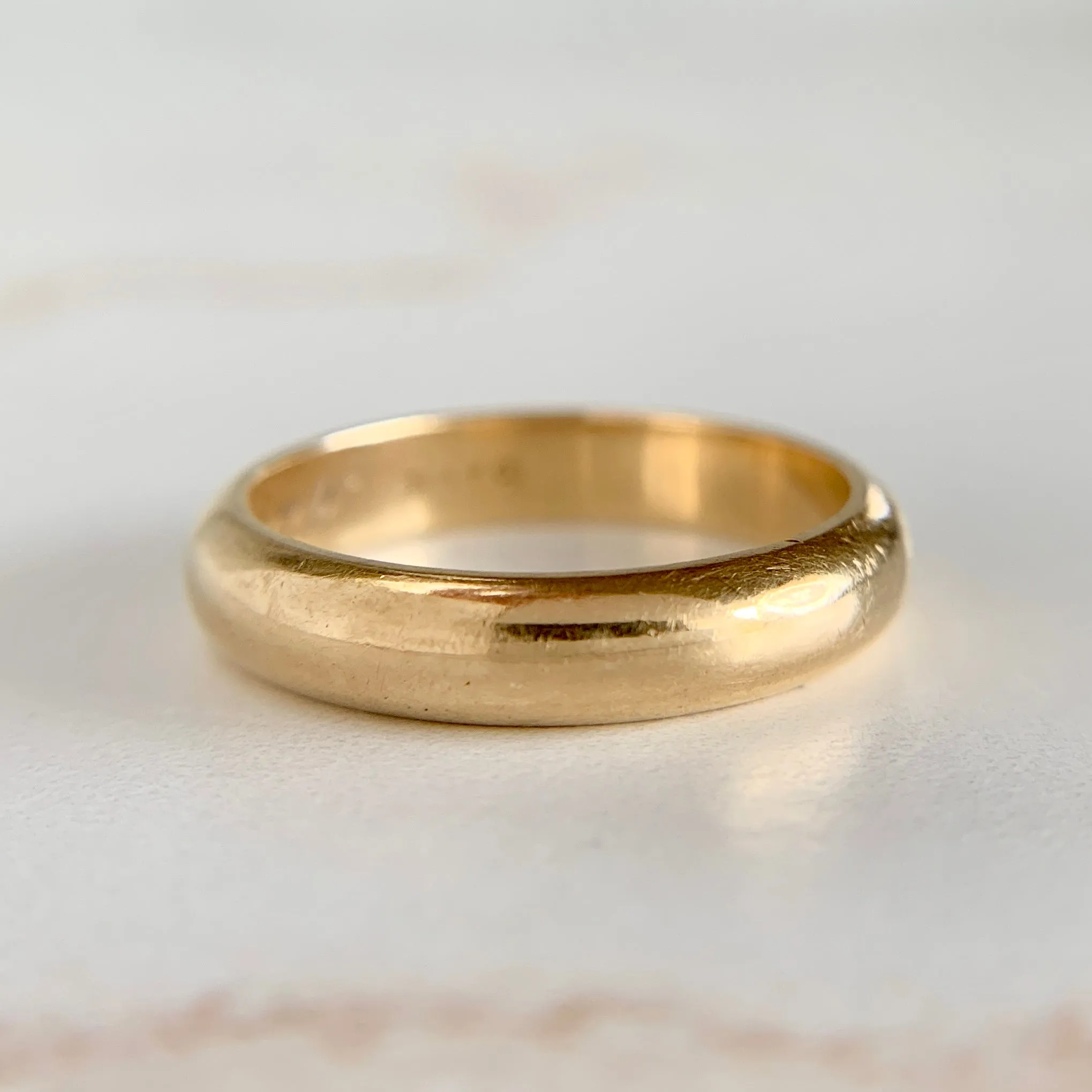 Vintage 12.27.48 Vintage Gold Band 14k