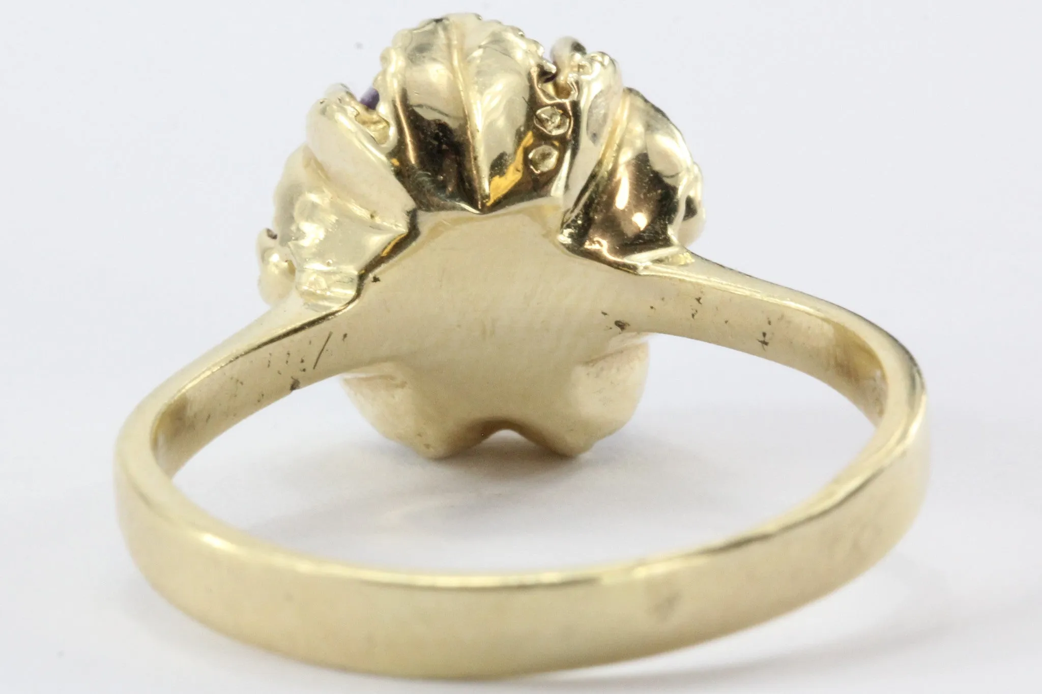 Vintage 14K Gold 3.25 Carat Amethyst Ring