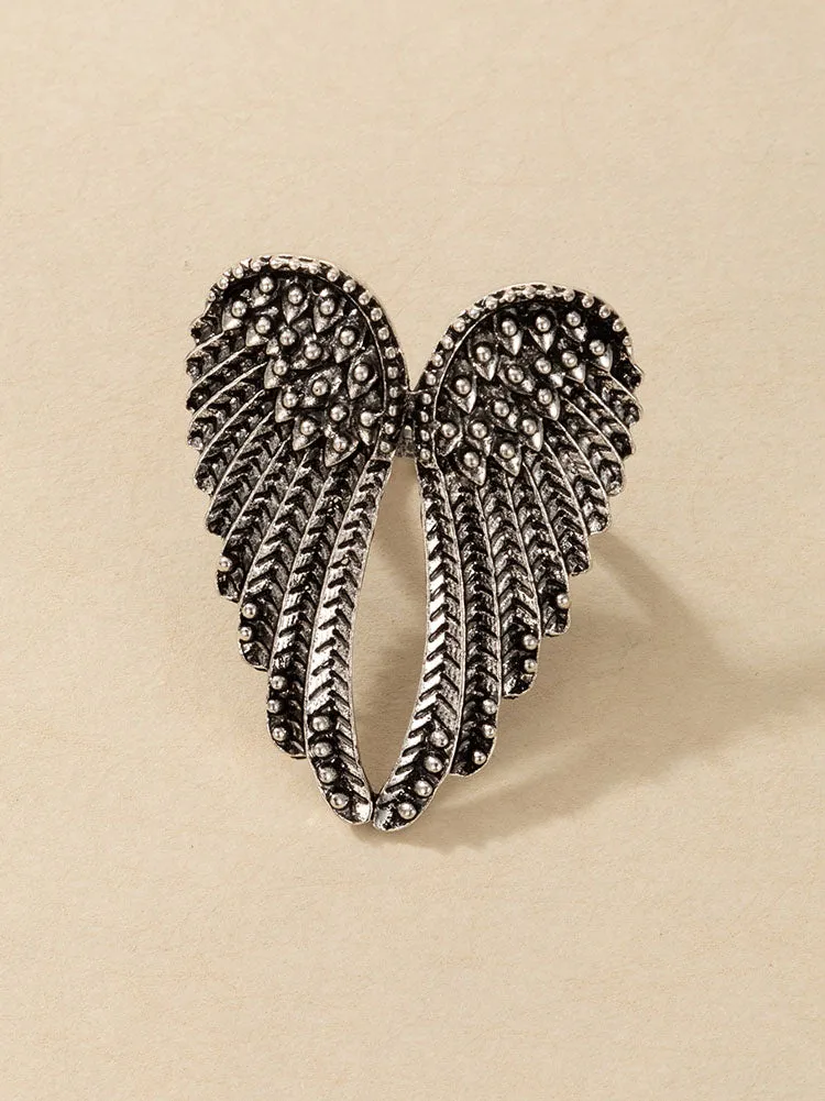 Vintage Angel Wings Ring