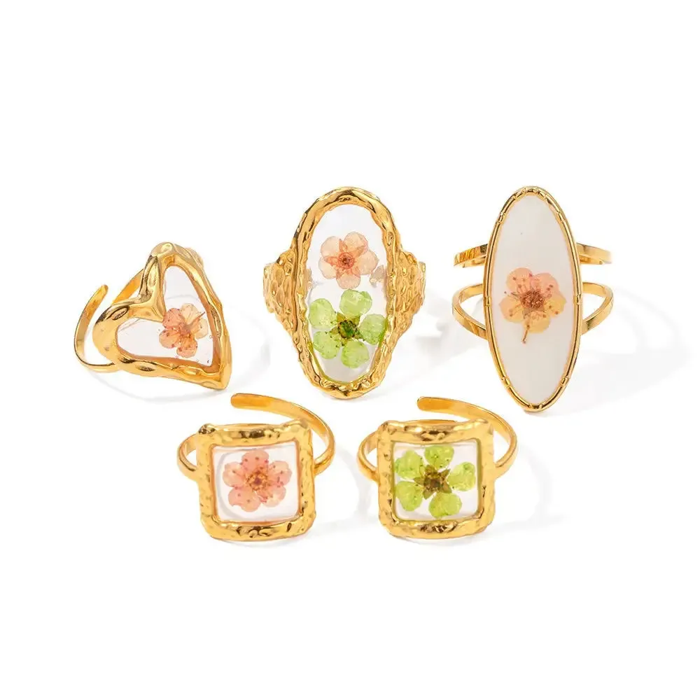 Vintage Dried Flowers Apparel and Accessories Collection
