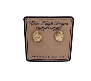 Vintage Heart Earrings
