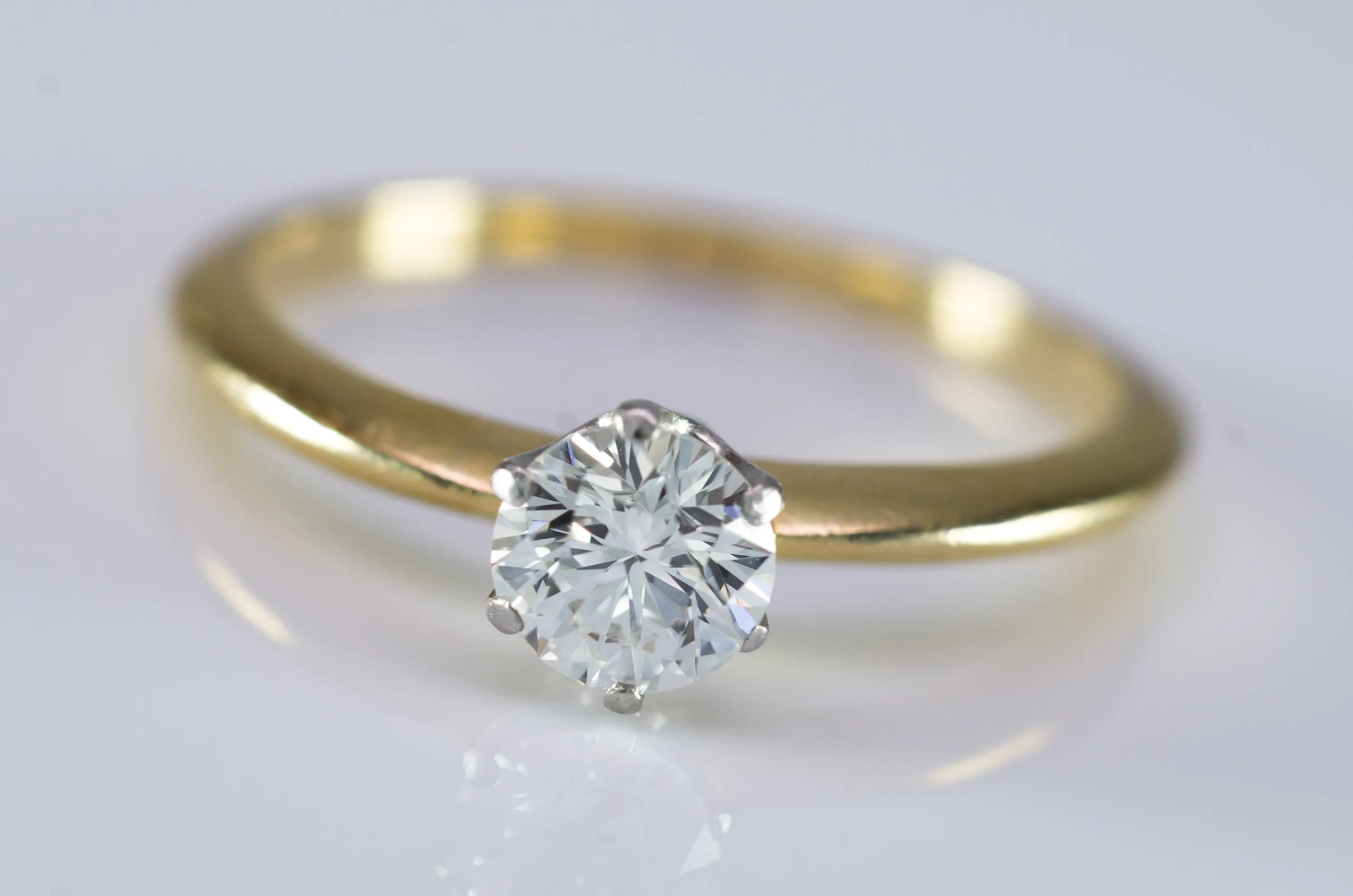 VINTAGE TIFFANY SOLITAIRE ENGAGEMENT RING