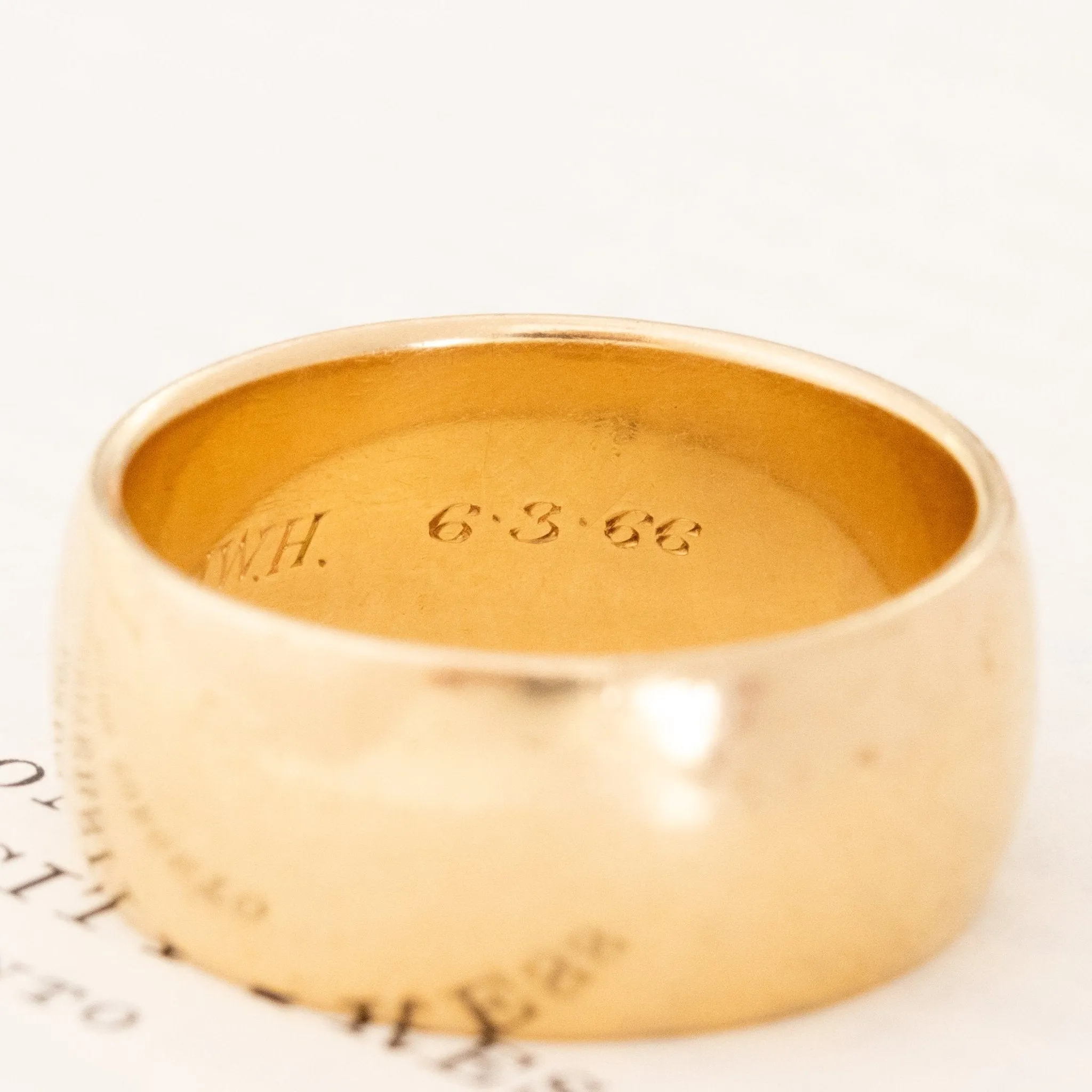 Vintage Wide Wedding Band by Tiffany & Co.