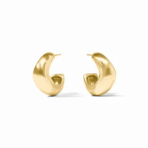 Wave Hoop Small (Gold)