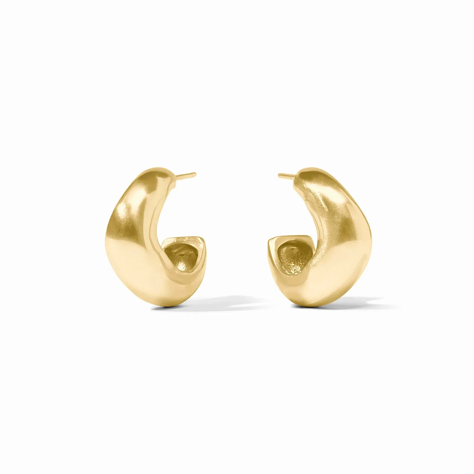 Wave Hoop Small (Gold)