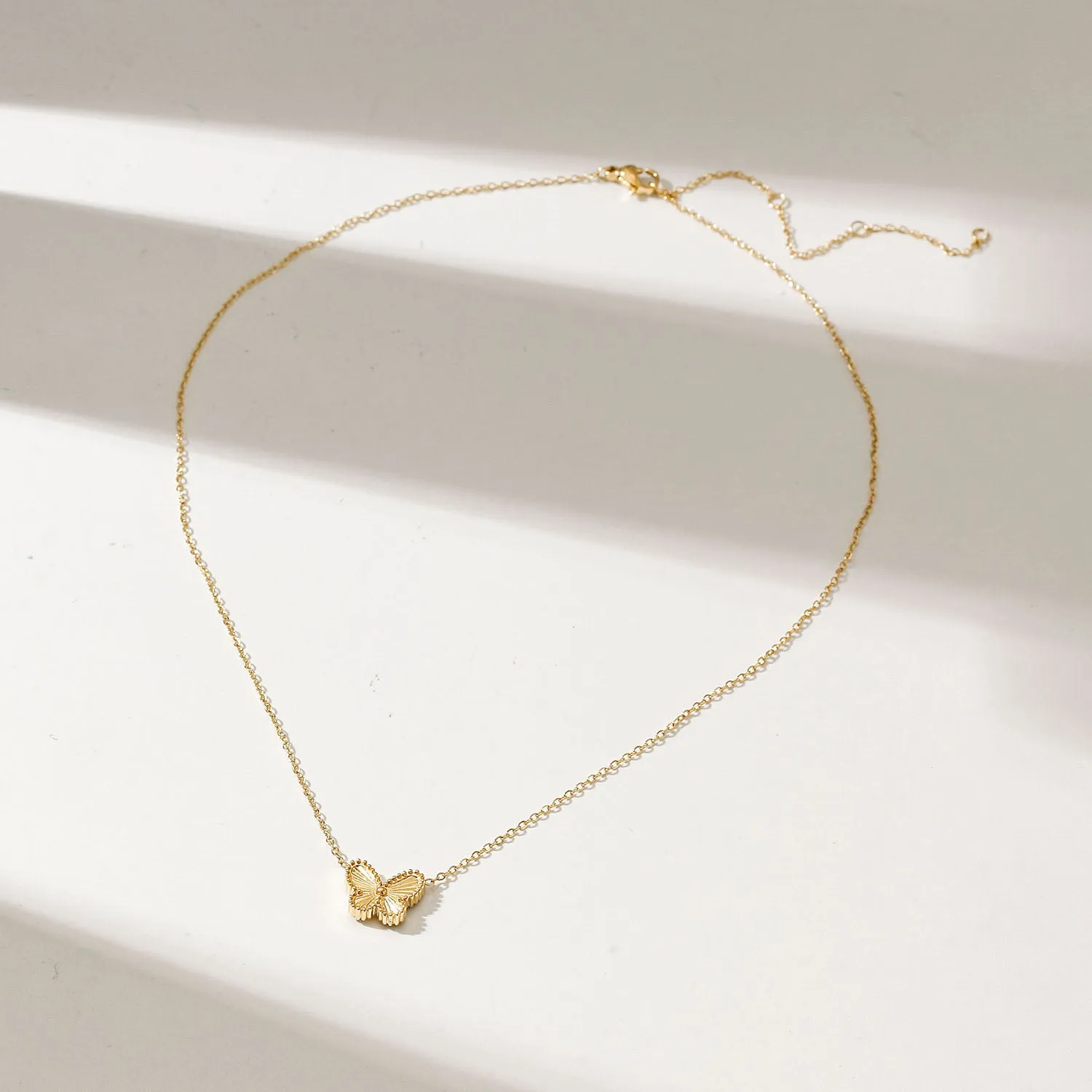 White Shell Button Necklace (Copy)