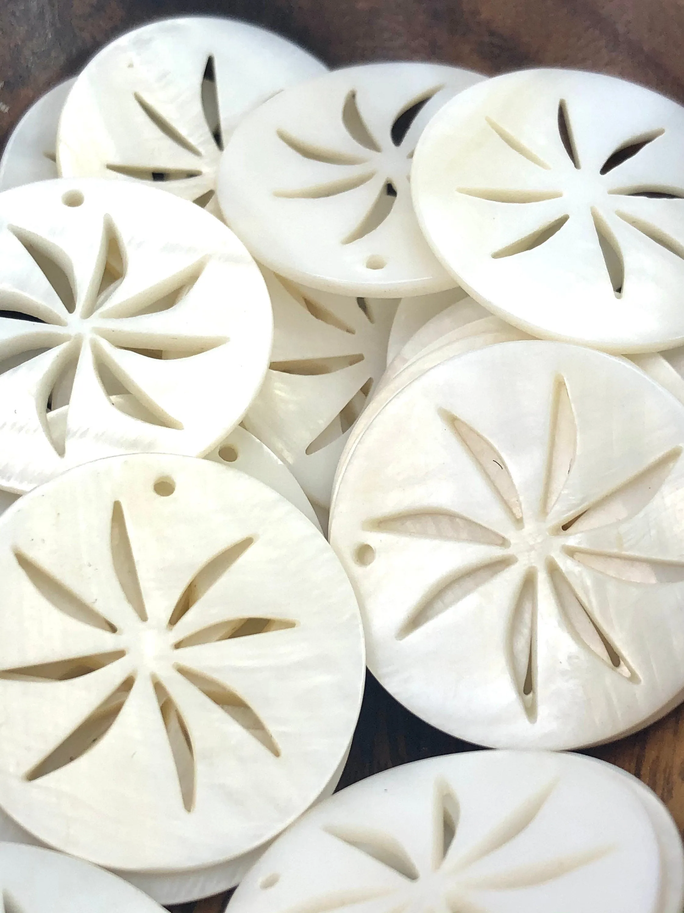 White South Sea Mother Of Pearl Shell Sku#M631