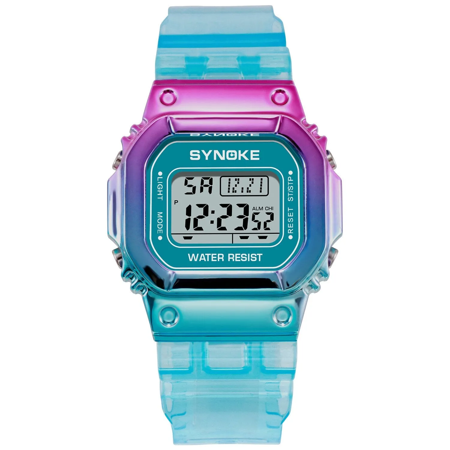 Women's Gradient Color LED Sports Watches