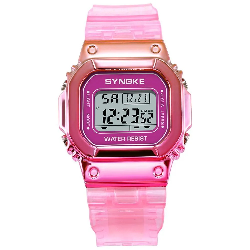 Women's Gradient Color LED Sports Watches