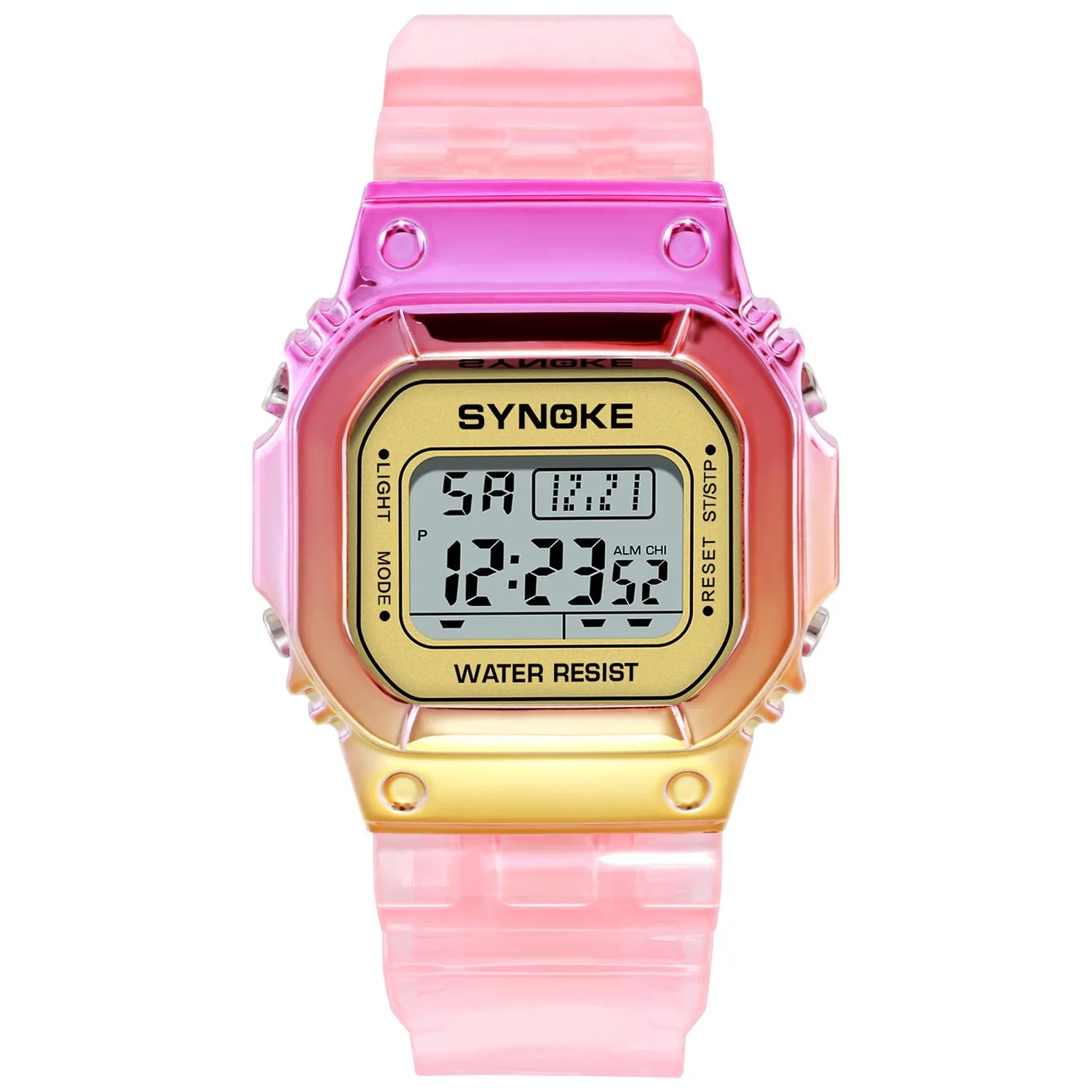 Women's Gradient Color LED Sports Watches
