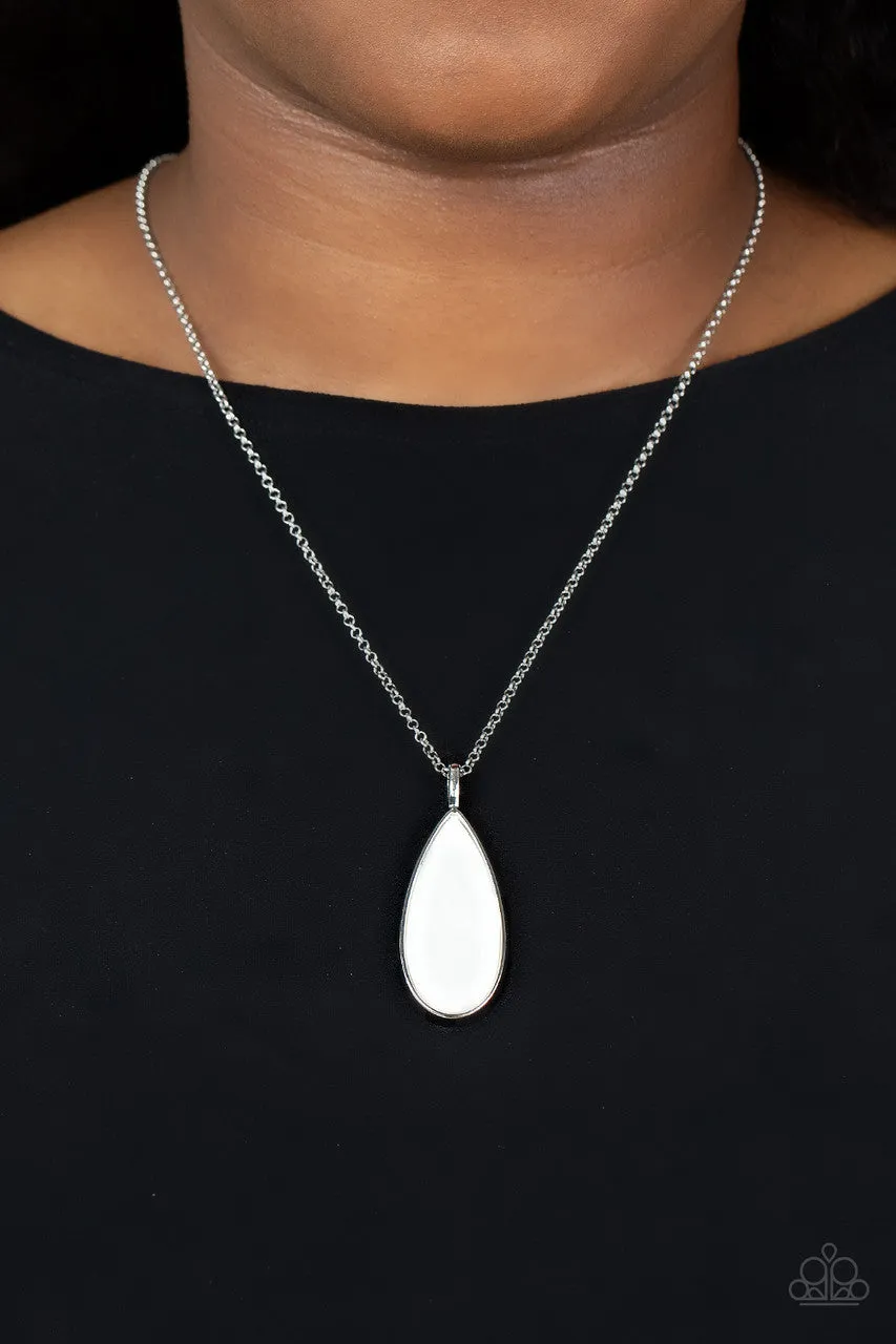 Yacht Ready White Paparazzi Necklace