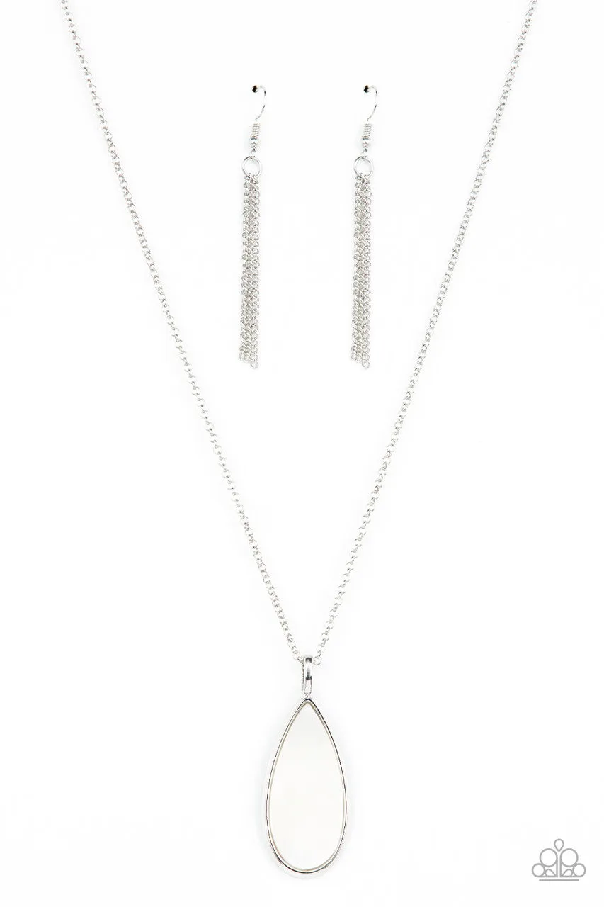 Yacht Ready White Paparazzi Necklace