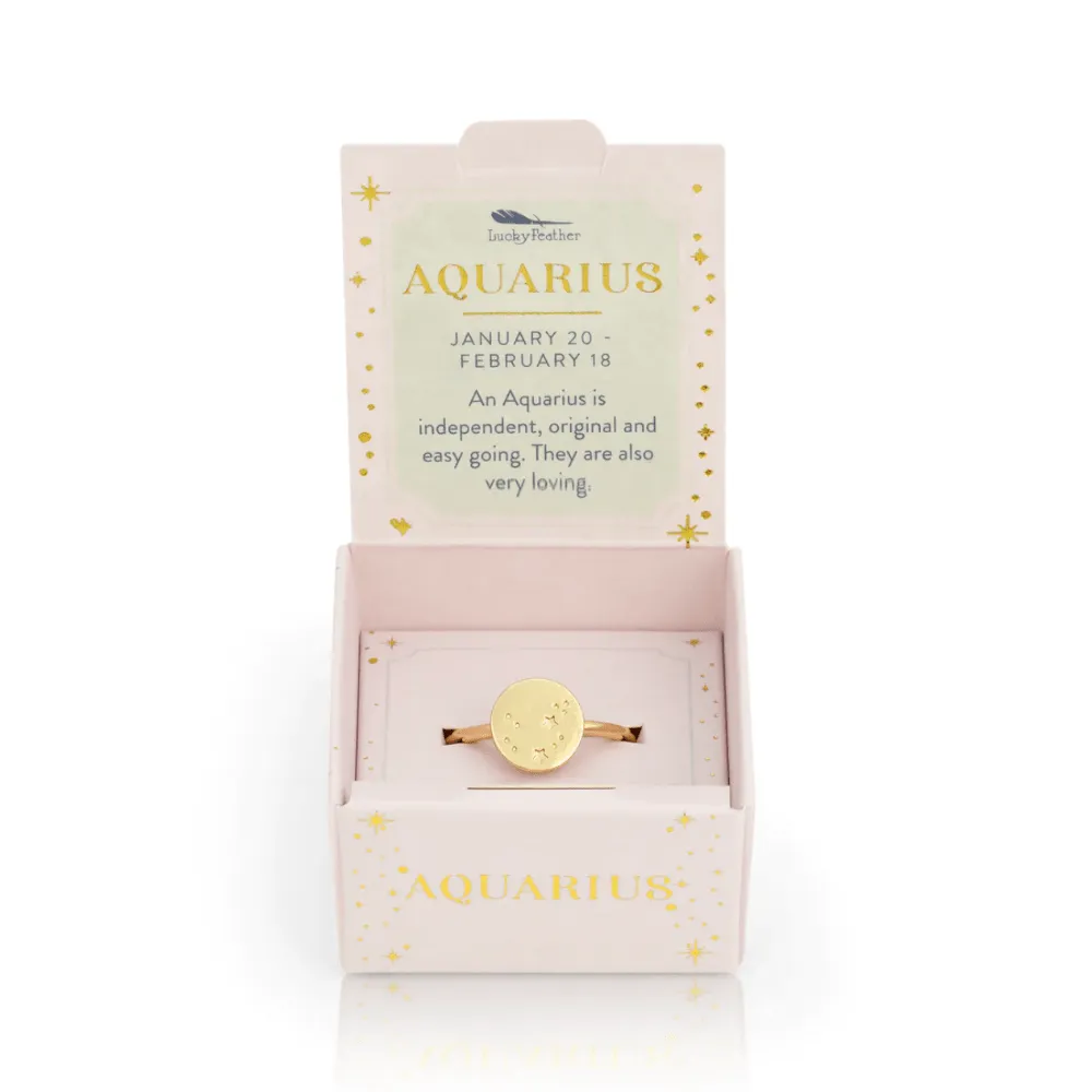 Zodiac Signet Ring